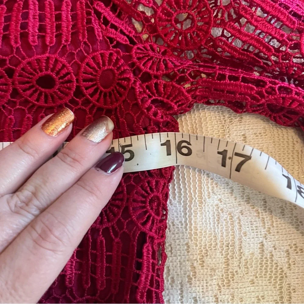 Anthropologie Floreat Aveline long sleeve lace crochet dress - Picture 5 of 10